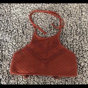 Halter bikini top Size large